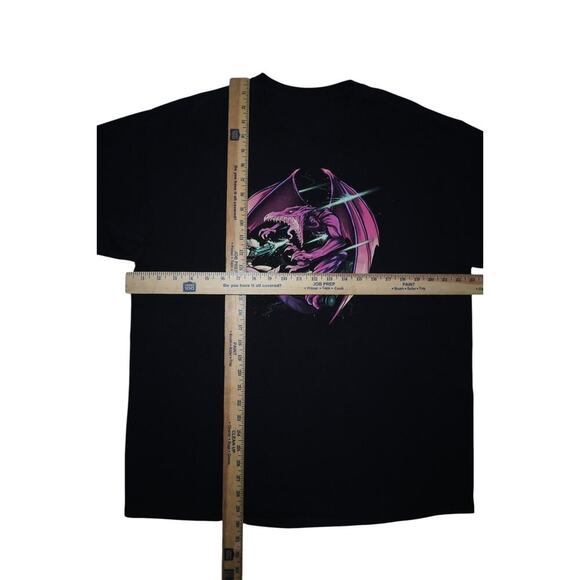 Vintage Metroid Ridley Dragon Graphic T-Shirt Black – Size XL (31x23) Gamer Tee - Picture 3 of 5